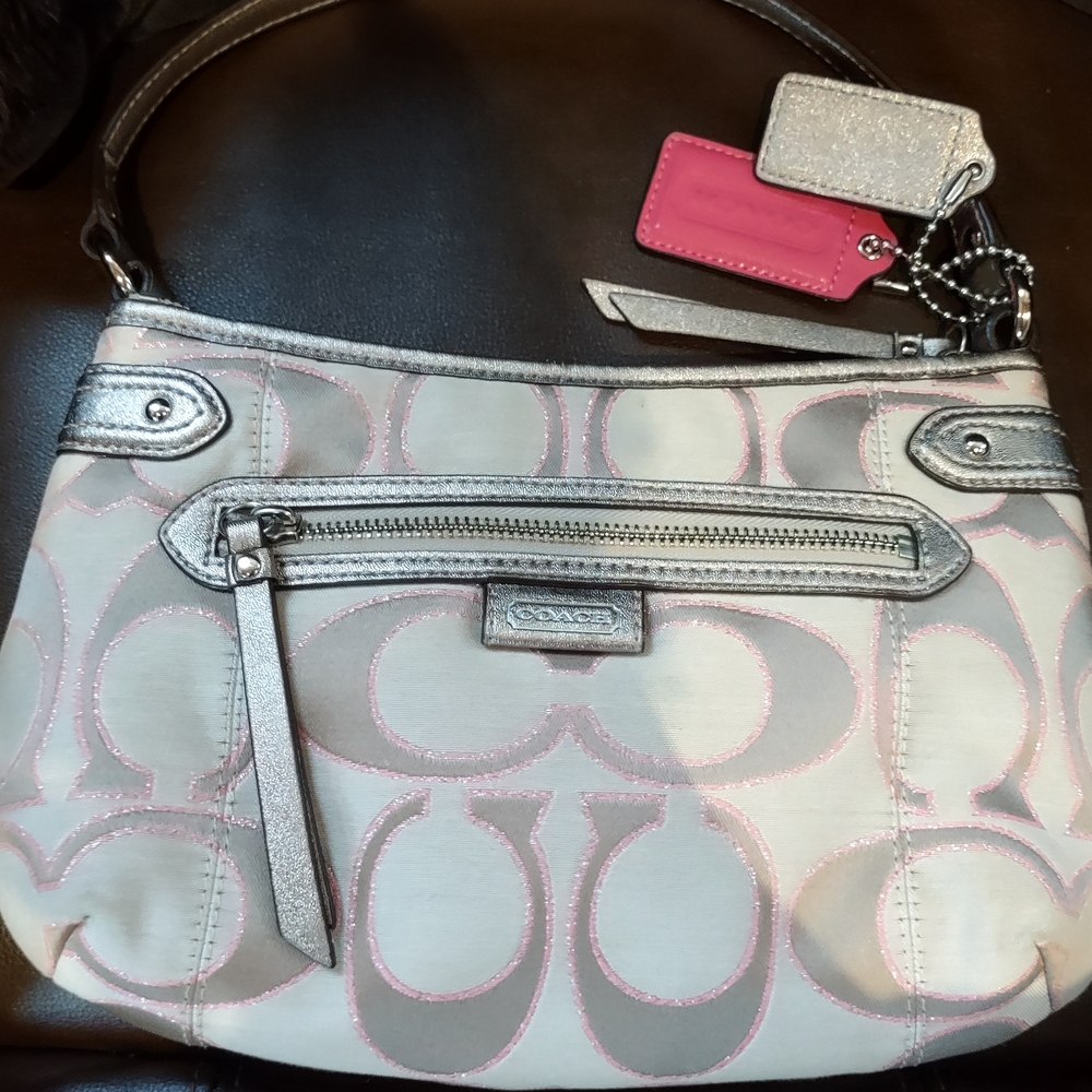 Coach Light Beige Purse